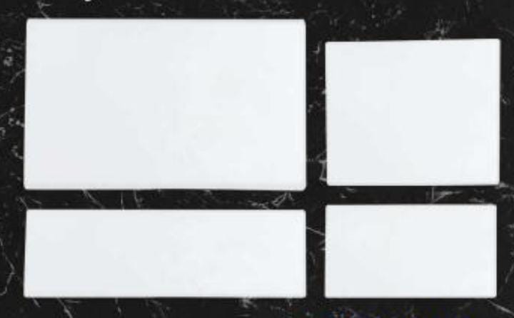 Servewell Marble Slate Glossy Cut Pack Of 4