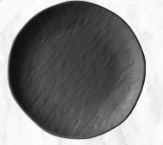 Servewell Matte Dinnerware Round Matte Dimple Plate Pack Of 2