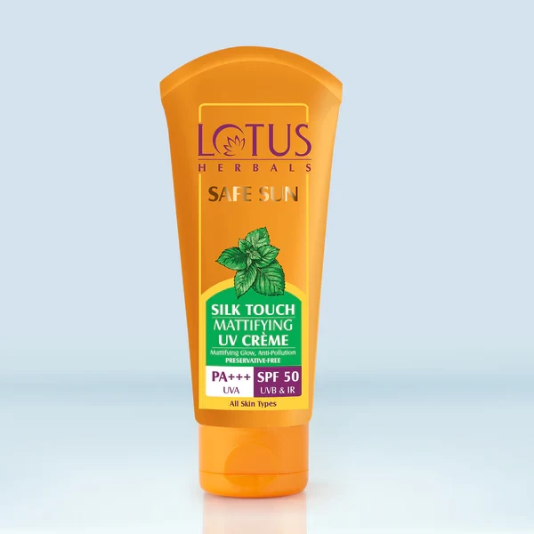 Lotus Herbal Safe Sun Silk Touch Mattifying UV Crème SPF 50