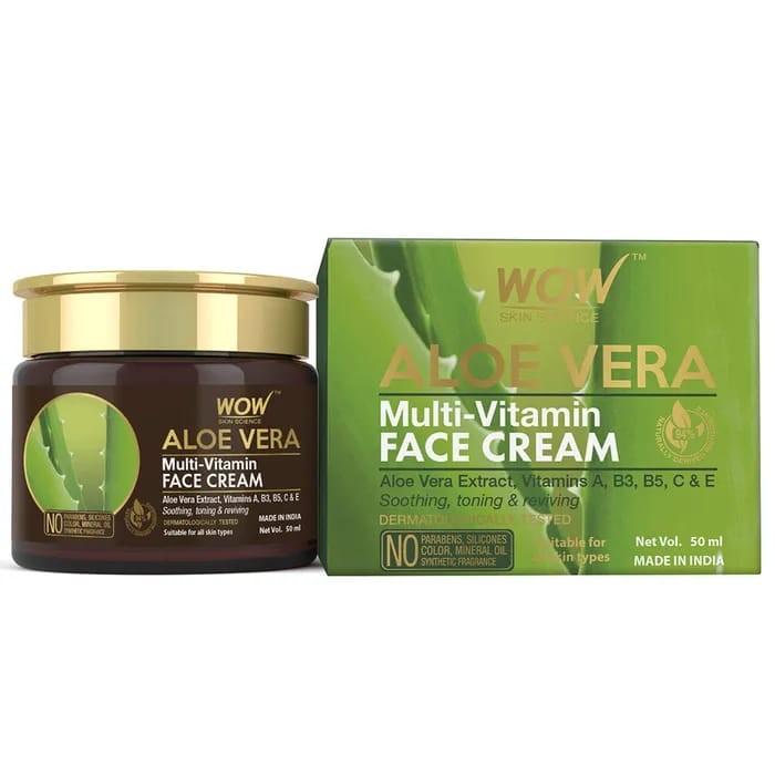 WOW Aloe vera Multi Vitamin Face Cream (50ml)
