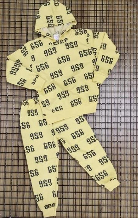 Hooded t-shirt and pant set for 3-5 yrs boys