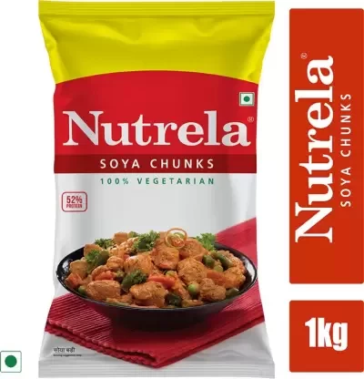 NUTRELA Soya Chunks  (1 kg)