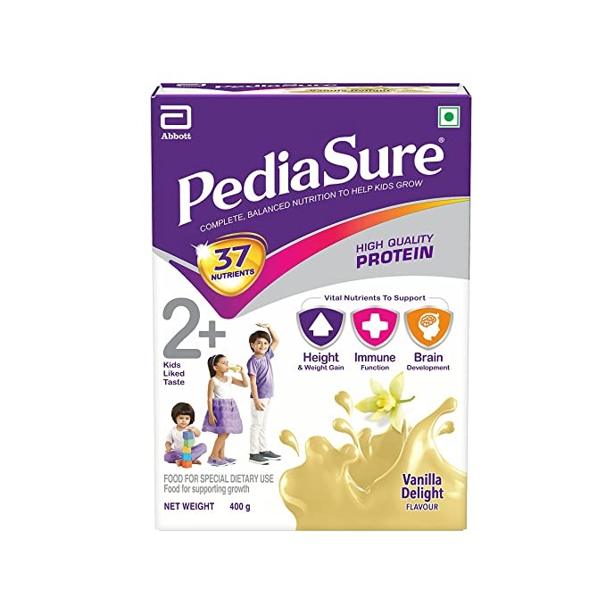 PediaSure Health and Nutrition Drink Powder for Kids Growth - 400g (Vanilla)