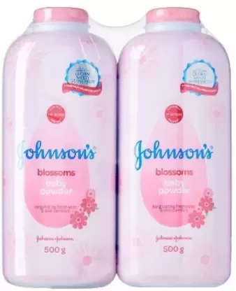 JOHNSON'S BLOSSOMS BABY POWDER PACK OF ( 500 X 2 )  (2 x 500 g)