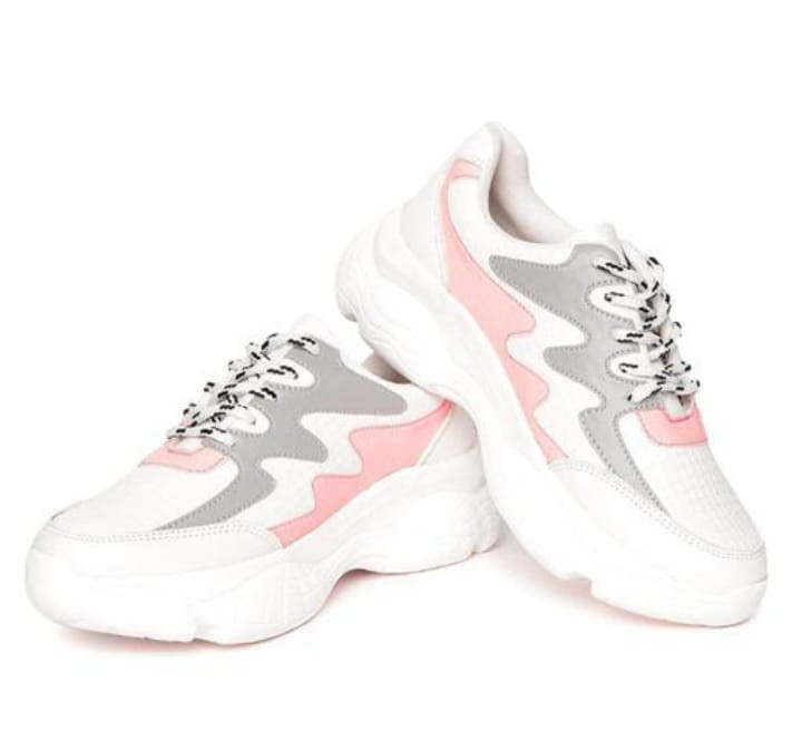 Women's Cute Sports Running Shoes,Walking, Gym Casual Sneaker Lace-Up Shoes for Girl's