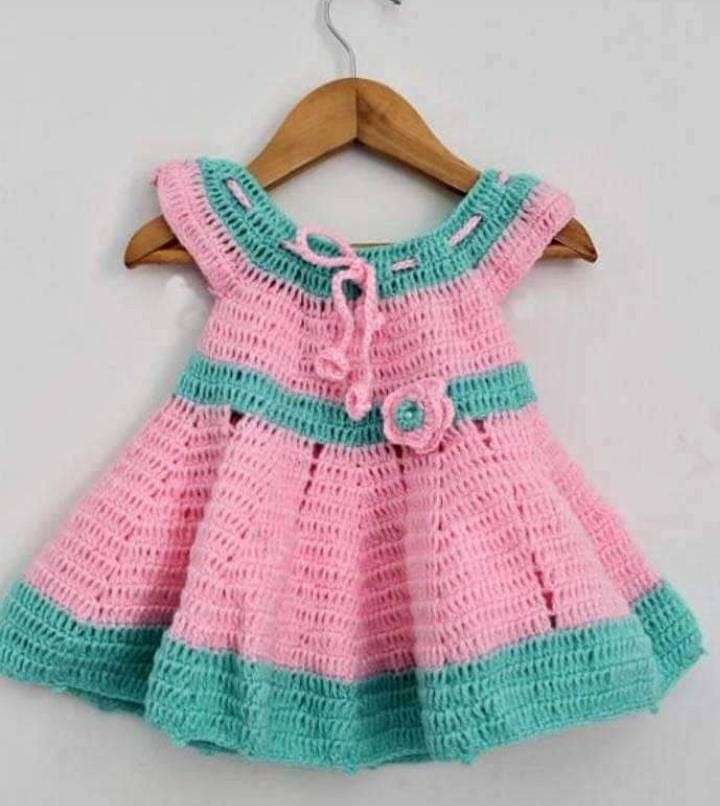 Baby Girls Woolen Frock For (2 To 3)Years