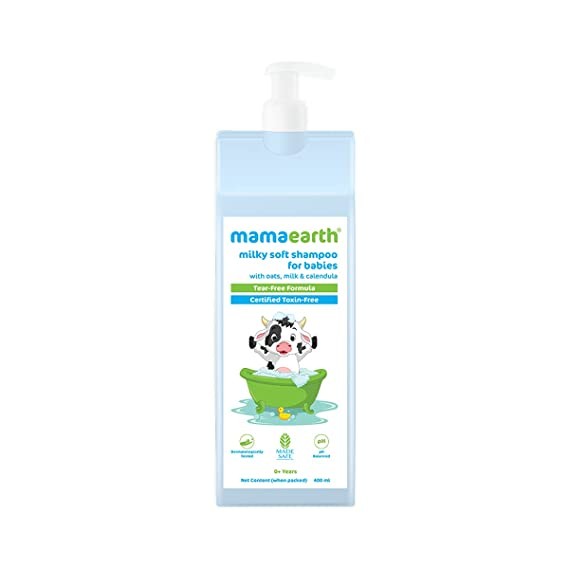 Milky Soft Shampoo with Oats, Milk and Calendula for Babies - 400 ml