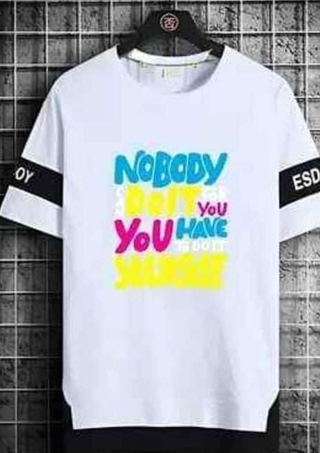 Boys Printed T-shirt Size- M&L.