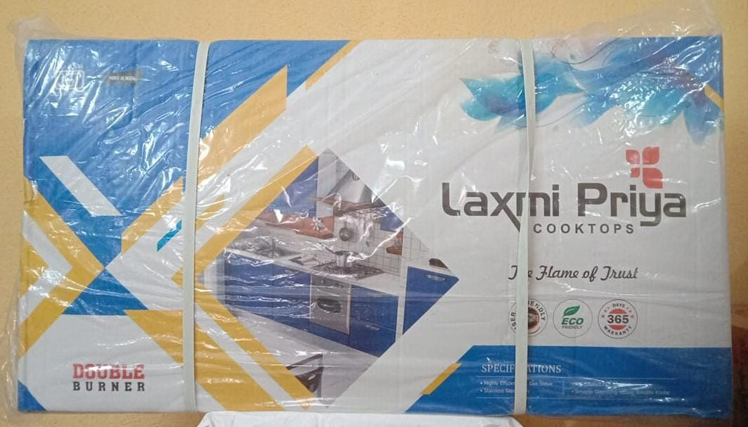 Laxmi Priya  Double Burner Cooktop