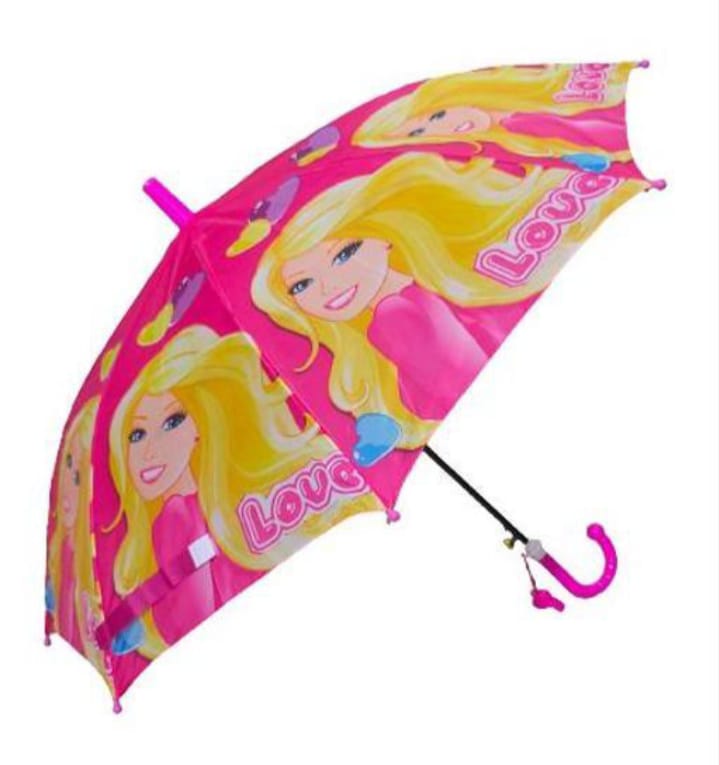Cartoon printed automatic open kids umbrella