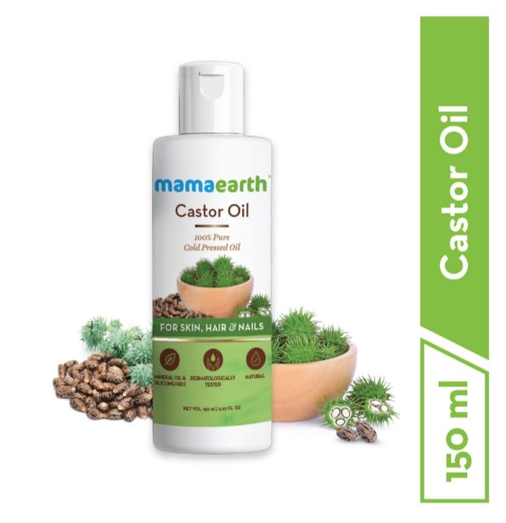 MamaEarth Castor oil For Skin, Hair & Nails (150ml)
