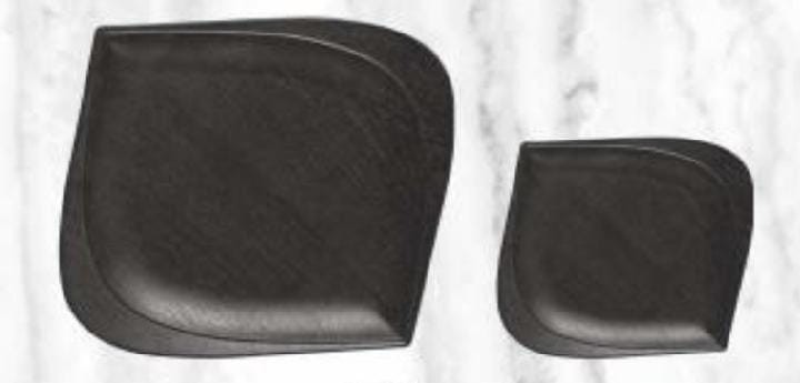 Servewell Matte Dinnerware Trinity Plates (Pack of 2)