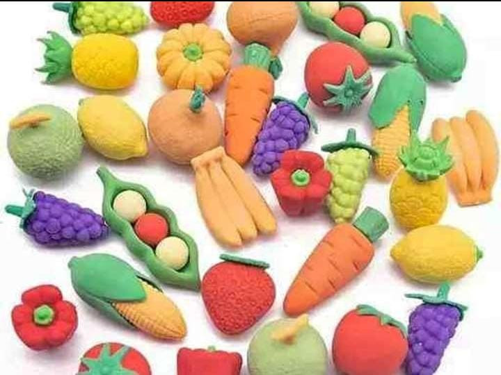Rubber Fruit Toys , 1 pc.
