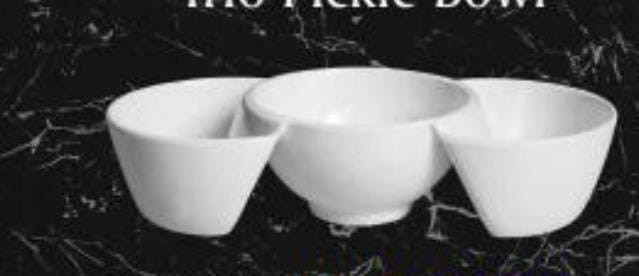 Servwell Tableware  Pickle Bowls Trio Pickle Bowl