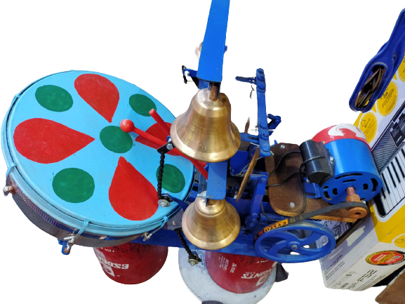 Machine Dhak 22inch 4ghonti 2kasi 1ghora  motor