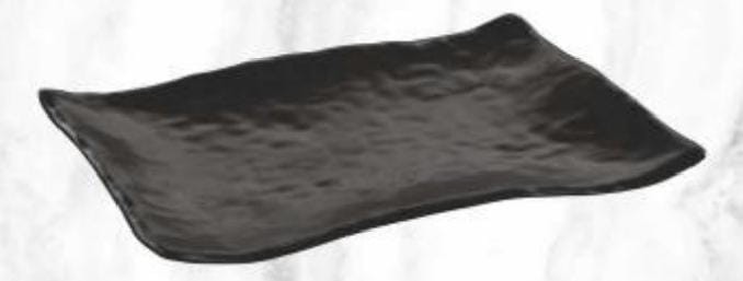 Servewell Matte Series Platters Hammered Rect