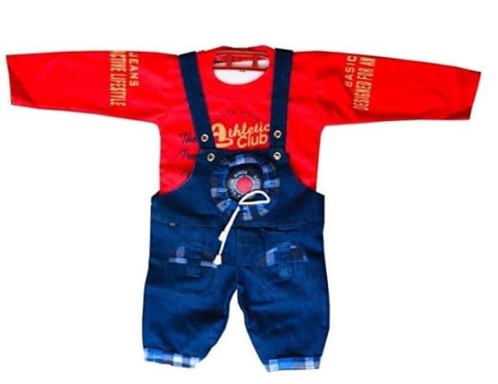 Full Sleeve Dungaree For 9 To 18 Month Baby