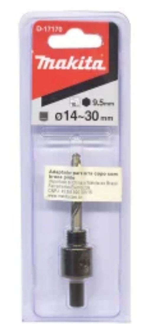 Makita Adaptor With Pilot Drill Bit 9.5 (14-29mm)