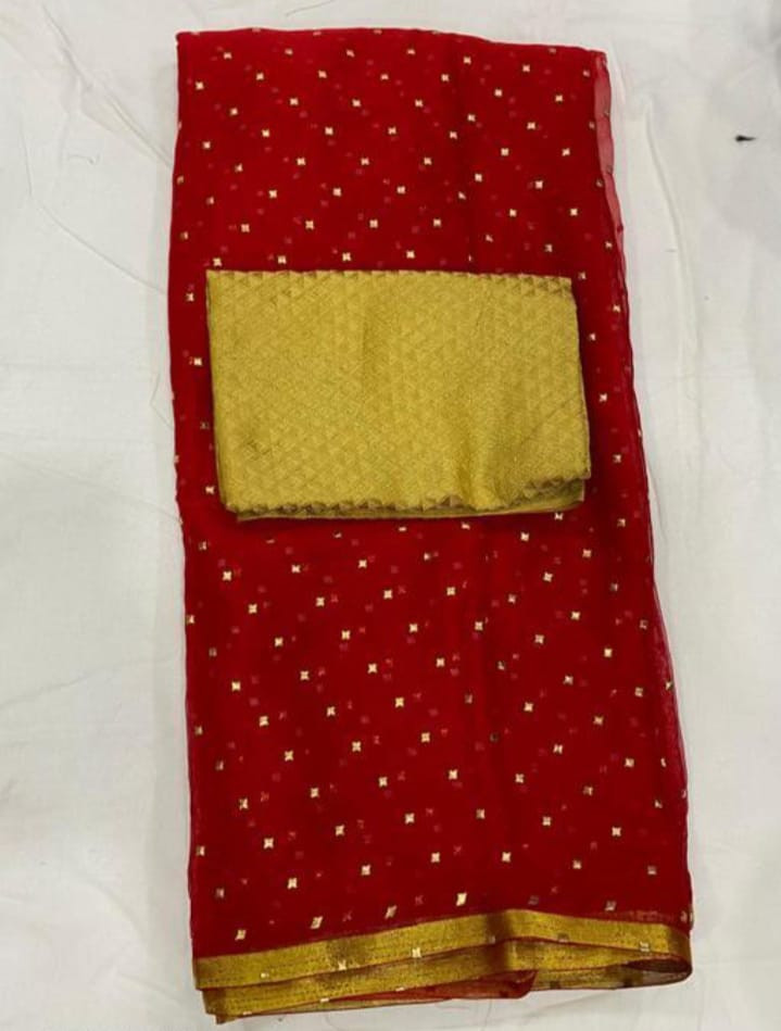 Printed Daily Wear Chiffon Saree