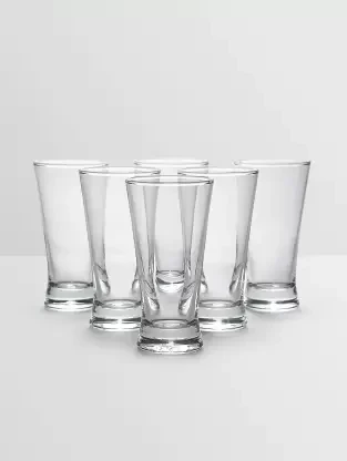 Ocean (Pack of 6) Pilsner 300ml B00910 Water/Juice Glass Glass Set Water/Juice Glass  (300 ml, Glass, Clear)