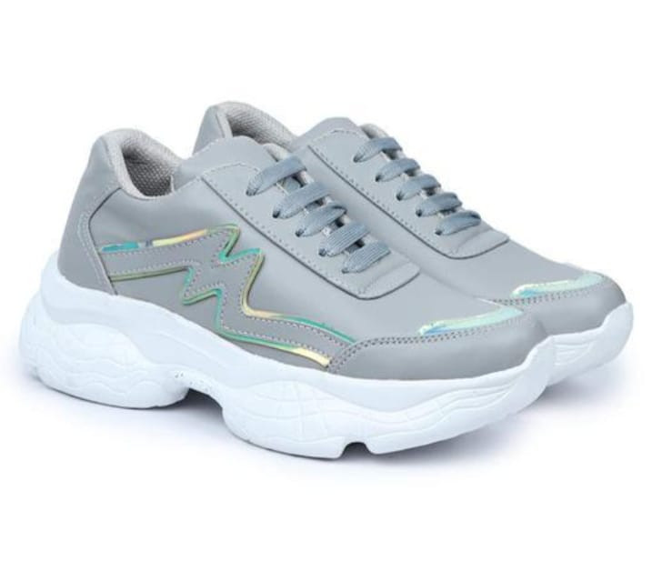 Women Walking, Gym Casual Sneaker Lace-Up Shoes for Girl's