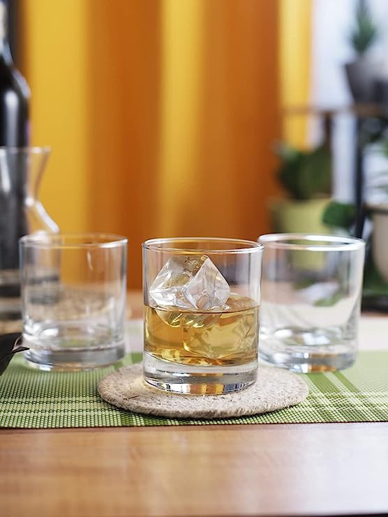 Ocean San Marino Rock Glass, Pack Of 6, Clear, 245 Ml, B00409