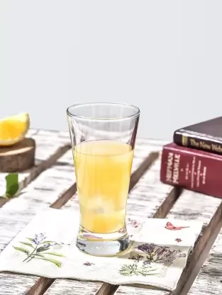 Ocean  pilsner 200ML B00907 Glass Set Water/Juice Glass  (200 ml, Glass, Clear)(Pack of 6