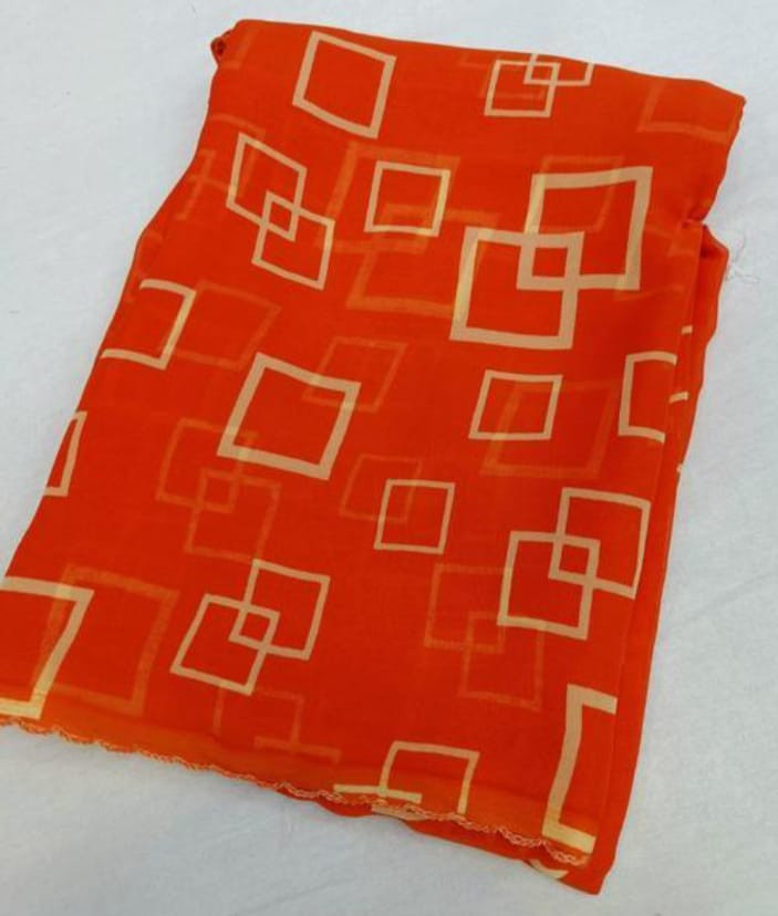 Women's Georgette Printed Saree and Silk saree