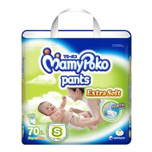 Mamy poko pants Extra Absorb Diaper (Size- S, 70pic)
