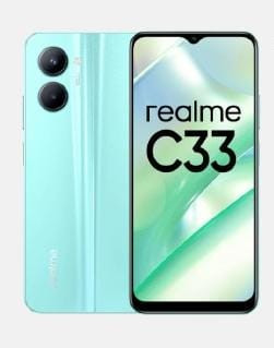 REALME C33  Smartphone Aqua blue 4GB Ram 128GB Storage