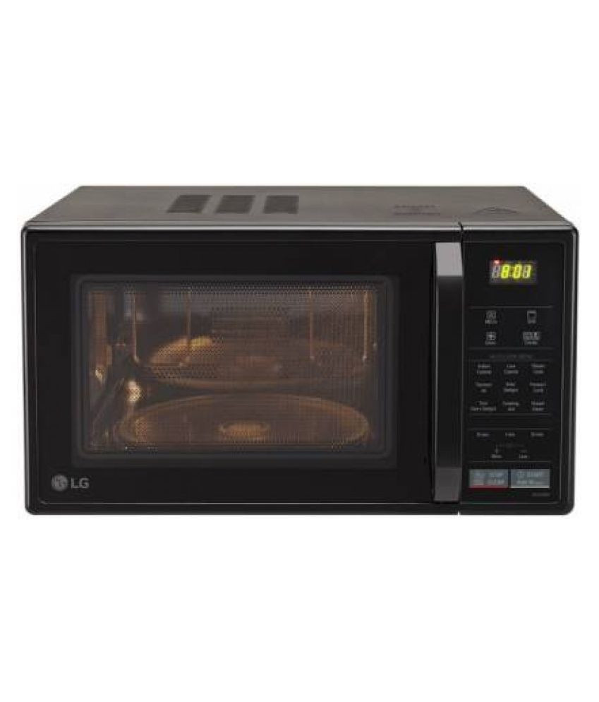 LG 21 L Convection Microwave Oven  (MC2146BV, Black)