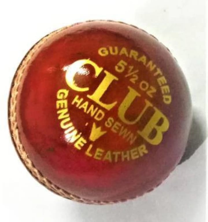 Club Hand Sewn Genuine Leather Tennis Sports Cricket Ball