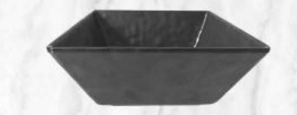 Servewell Matte Series Bowls Hammered Square  Pack Of 3