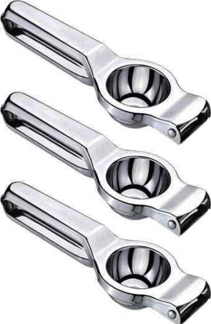 Stainless Steel (Pack of 3) Lemon Squeezer for Kitchen