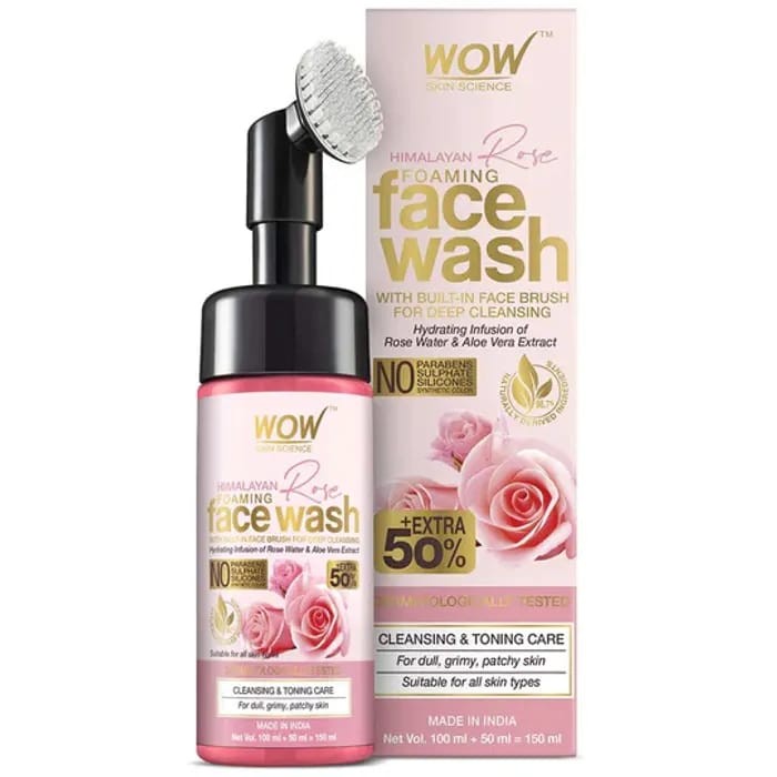 WOW Himalayan Rose Foaming Face Wash 150ml