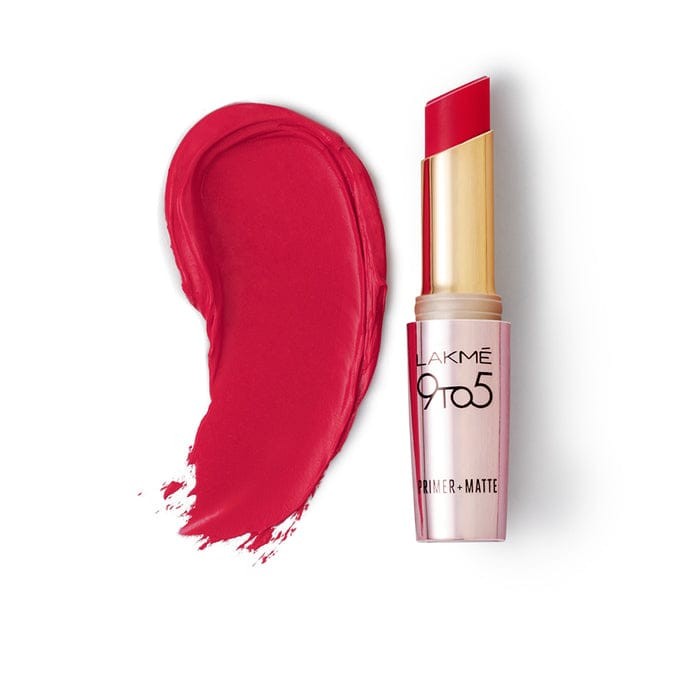 Lakme 9 To 5 Primer + Matte Lip Color (Iconic Red)