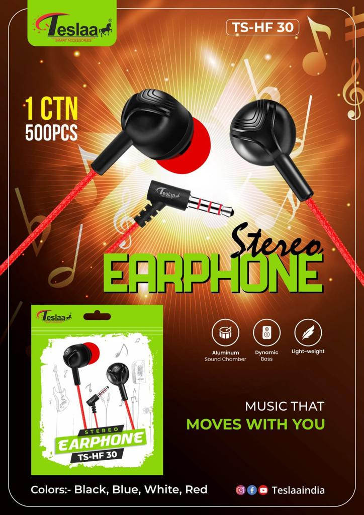 TS - HF 30 Earphone Music That Move You