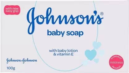 JOHNSON'S Baby Soap with Baby Lotion & Vitamin E  (100 g)