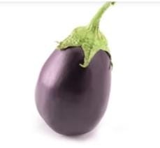 Black Brinjal Ovel (100- Seeds)