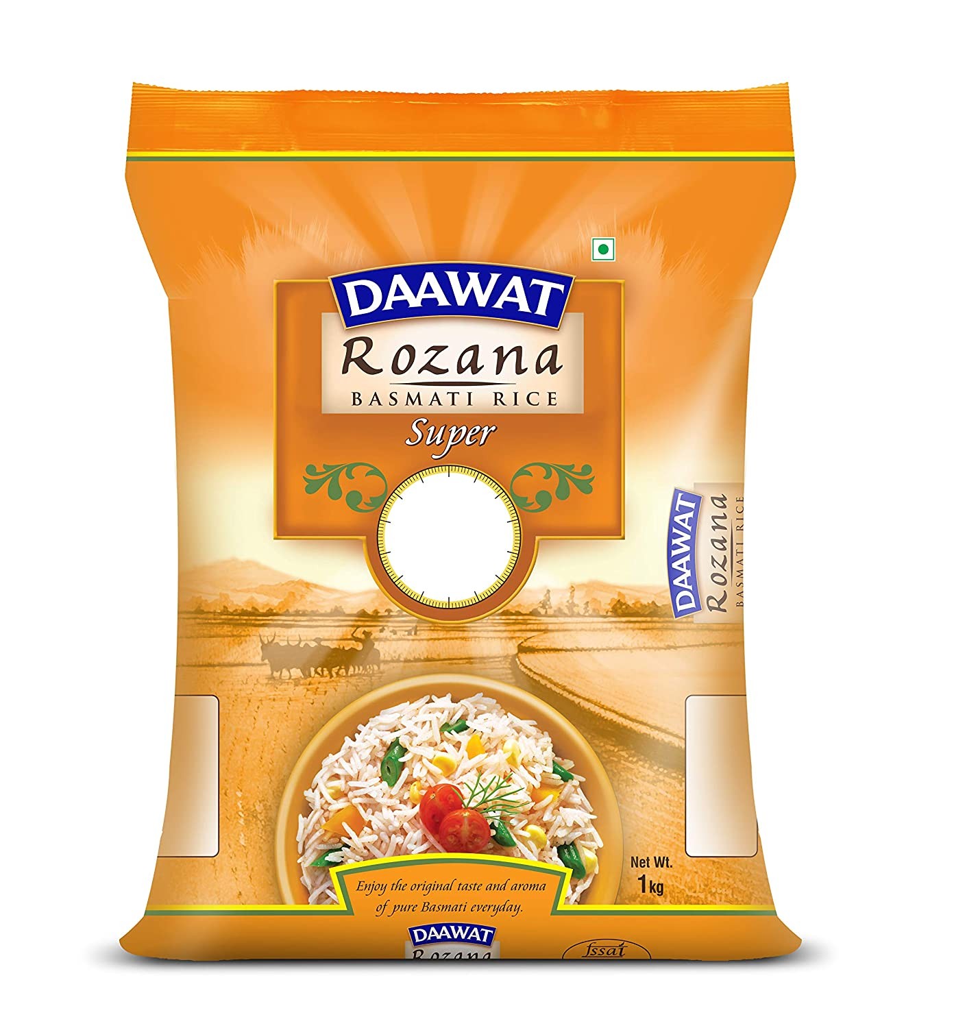Daawat Basmati Rice, Rozana (Super), 1kg