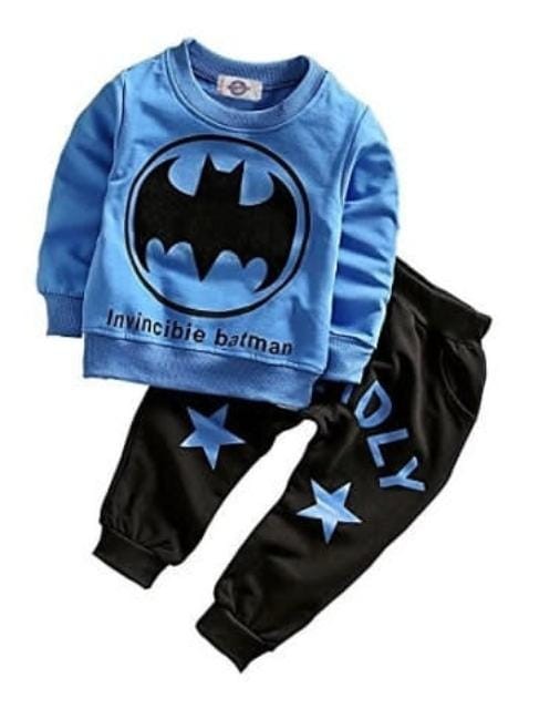 Bat Man Full Sleeve T-shirt & Pant Set For 1-3 Year Boy