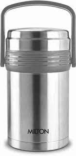 Milton Opus 3/4 Stainless Steel Tiffin Box, Set of 3,4 Silver