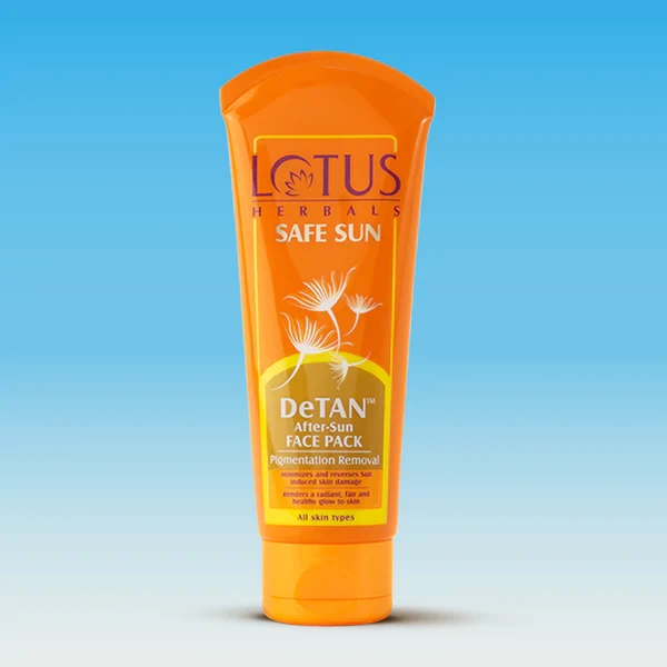 Lotus Herbal Safe Sun DeTAN After-Sun Face Pack