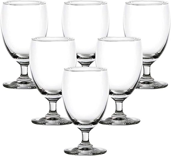 Ocean 1500G11 CLASSIC BANQUET GOBLET GLASS 308ML PACK OF 6, Transparent