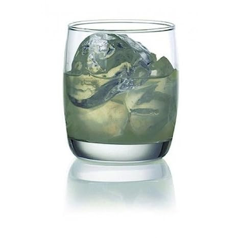 Ocean Ivory Rock Glass (Platinum / Gold )320ml, Set of 6