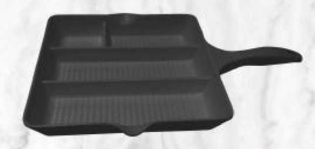 Servewell Single and Double Serving Skillet 4-Part